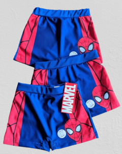 Malla "Marvel" - Little Boy - Zunga - Azul francia con Spiderman rojo a los costados - comprar online