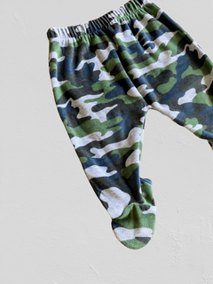Pantalón "Old Bunch" - Ranita de plush camuflada verde, con bolsillo atrás - tienda online