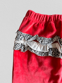 Ranita "Old Bunch" - De plush rojo con volados en la cola - tienda online