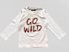 Remera "Old Bunch" - Manga larga, blanca con Go WIld