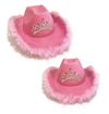 Pink Cowboy Queen Hat