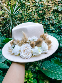 Sombrero Boho Floral - comprar online