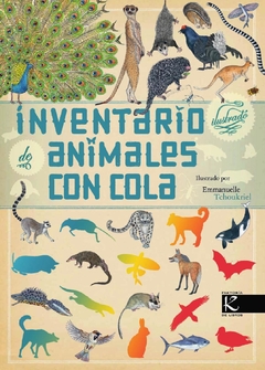 Inventario ilustrado de animales con cola