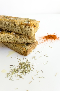 Focaccia de Quinoa Vegana pre-cocida congelada x 1 - comprar online