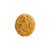 zoom de um biscoito amanteigado temperador com ervas finas, no formato redondo