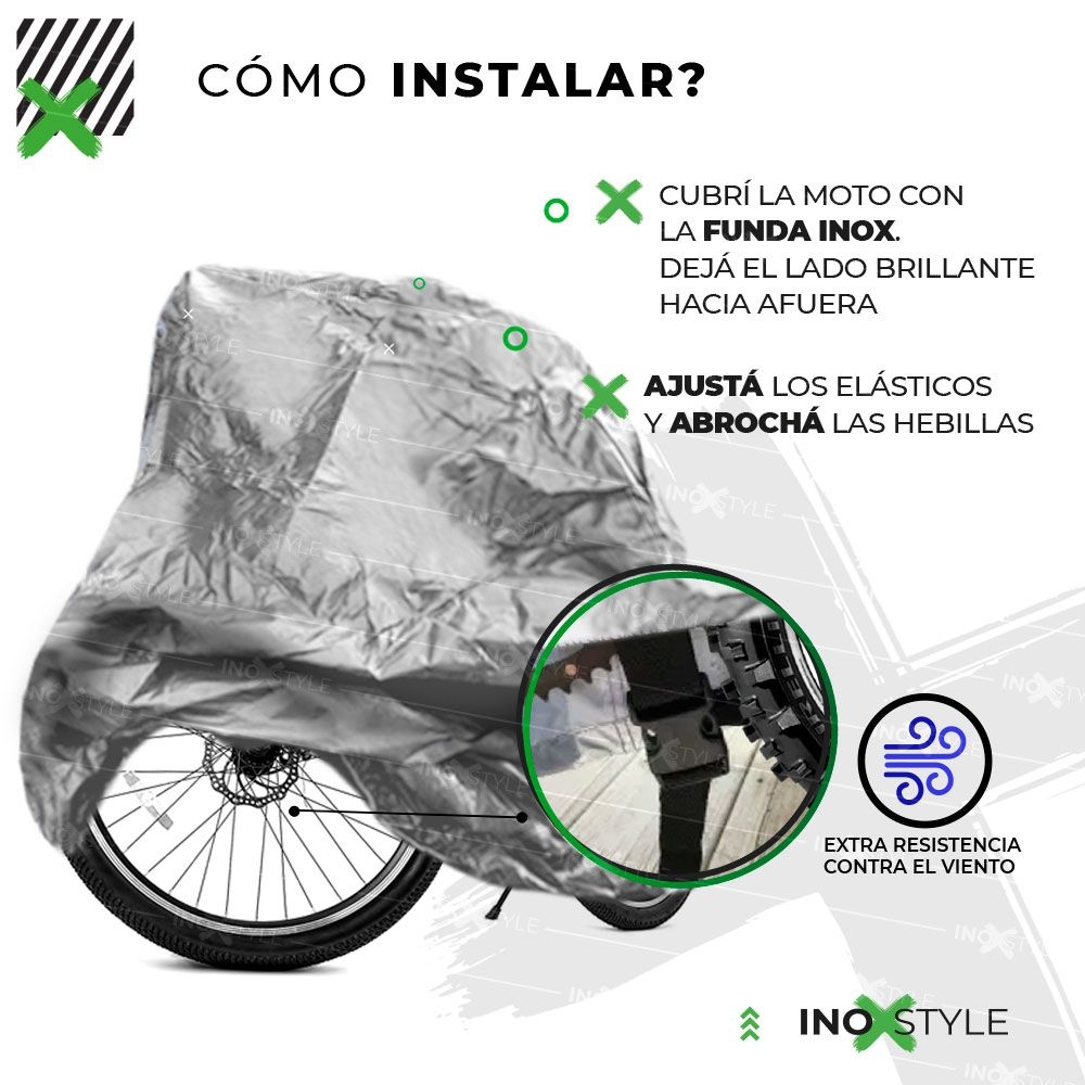 Funda Cubre Bicicleta impermeable - INOX Style™