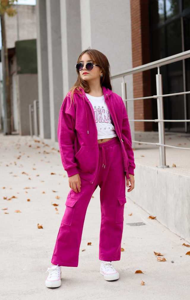 Pantalon Cargo frisado de nena art. 412 Core Kids