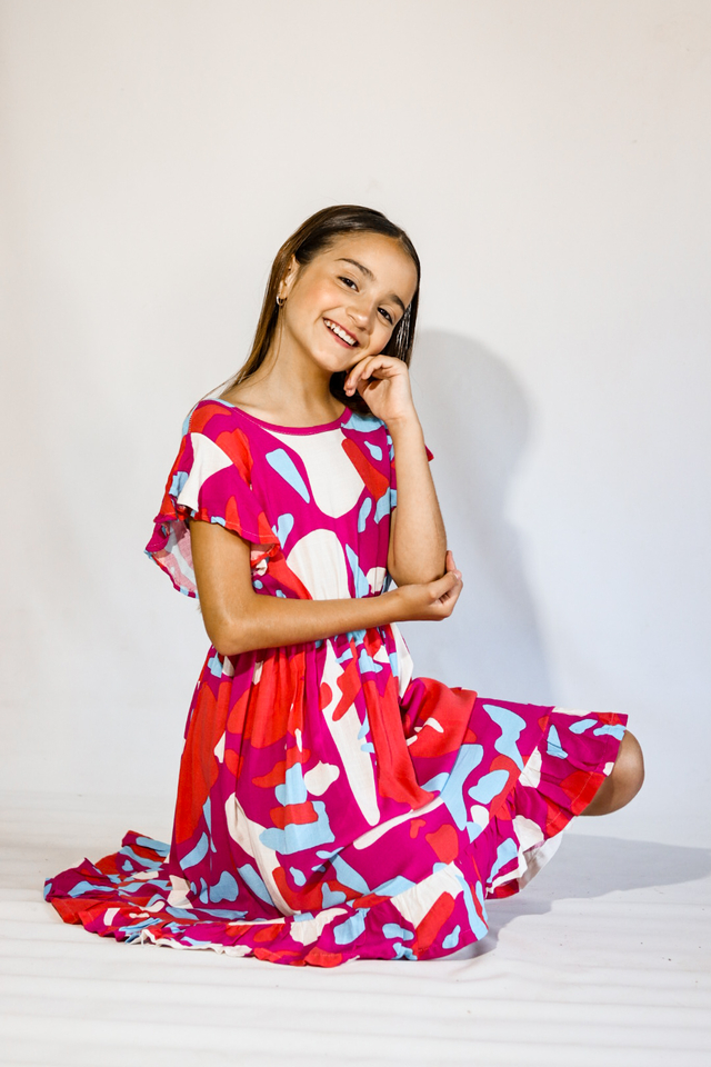 Vestidos de lino estampados sale