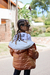 Campera puffer metalizada con piel por dentro de nena (art.611) - comprar online