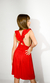 Vestido de lino falda cruzada con lycra art. 930 - tienda online