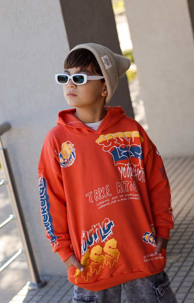 Buzo oversize de varon Energy art. 518 Core Kids