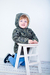 Campera de abrigo estampada de bebe con piel art. 630 - Core Kids