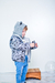 Campera de abrigo estampada de bebe con piel art. 630 en internet