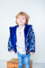 Campera de abrigo estampada de bebe con piel art. 630 - Core Kids