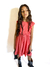 Vestido de lino spandex con volado en pecho excelente calidad art. 921 - Core Kids