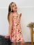 Vestido algodon pima floreado premium art.139 - comprar online