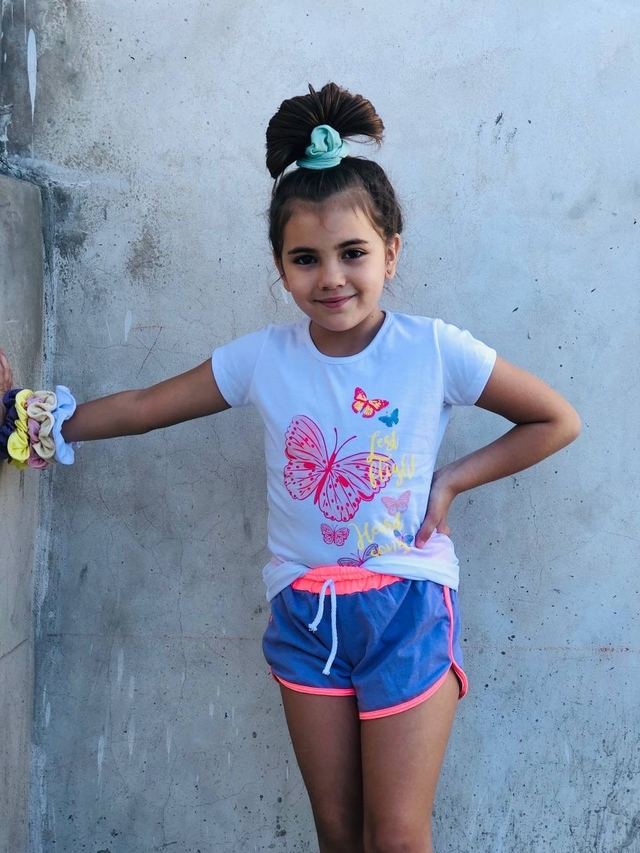 SHORT RUSTICO DEPORTIVO NENA Comprar en Core Kids