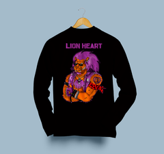 CAMISETA MANGA LONGA BANDA LION HEART