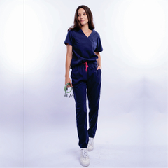 Scrub New Basic Feminino - Azul Marinho na internet