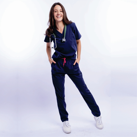 Scrub New Basic Feminino - Azul Marinho