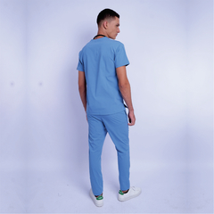 Scrub New Basic Masculino - Azul Celeste - Shield - Scrubs e Jalecos