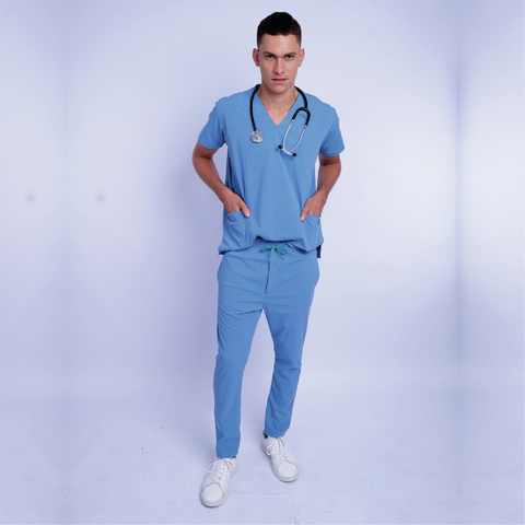 Scrub New Basic Masculino - Azul Celeste