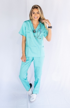 Scrub Básico Feminino - Verde Claro