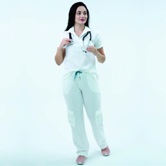 Scrub Havaí Feminino - Off-white