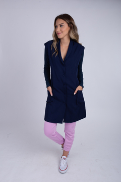 Jaleco Italy Feminino - Azul Marinho - comprar online