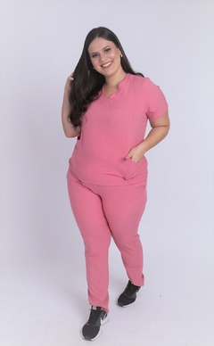 Scrub Básico Feminino - Rosa Chiclete