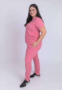 Scrub Básico Feminino - Rosa Chiclete - comprar online