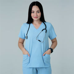 Scrub Basic Jogger - Azul Claro - Shield - Scrubs e Jalecos