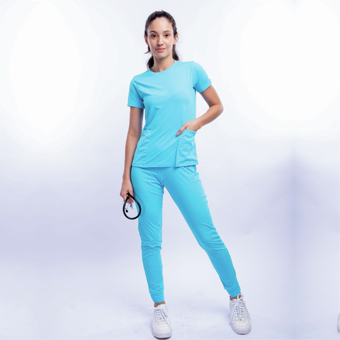 Scrub New Milão Feminino - Azul Turquesa