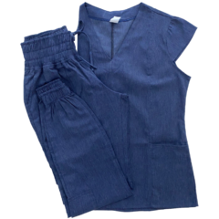 Scrub Sicília Feminino - Azul Marinho - comprar online