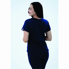 Scrub Texas Feminino- Azul - Shield - Scrubs e Jalecos