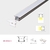 Perfil para Fita Led Embutir 24x14mm 2 metros Branco - comprar online