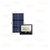 Refletor Holofote 100w Solar Com Controle Remoto - comprar online