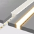 Perfil Led Slim Embutir Flexivel 10x10mm Silicone - LUMLED Especializado em LED