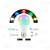 Lâmpada Smart LED Inteligente Bulbo RGB 9w Colorido Bivolt - comprar online