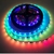 Fita led RGB Colorida 2811 Digital Sem Silicone Com Controle + Fonte