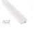 Perfil para Fita Led Embutir 24X7mm Slim Branco 2 metros - comprar online