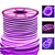 13m Mangueira Neon Fita Led Roxo 110v + Conector