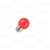 Lâmpada Bolinha LED Vermelho Bivolt - comprar online