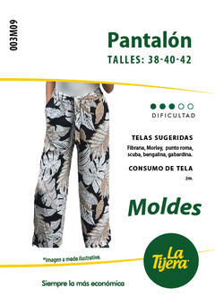 Molde Pantalón Mujer - comprar online