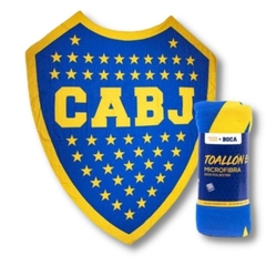 TOALLON BOCA JUNIORS ESCUDO