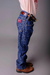 Calça Jeans Country Texana Infantil 222 Azul - comprar online