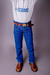Calça Jeans Country Texana Infantil 223 Azul