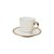 CJ 6 XÍCARAS CAFÉ PORCELANA C/ PIRES PADDY 90ML - WOLFF - Casa Chic Decor