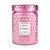 VELA EM POTE VIDRO G 55H PETAL ICE CREAM - VOLUSPA