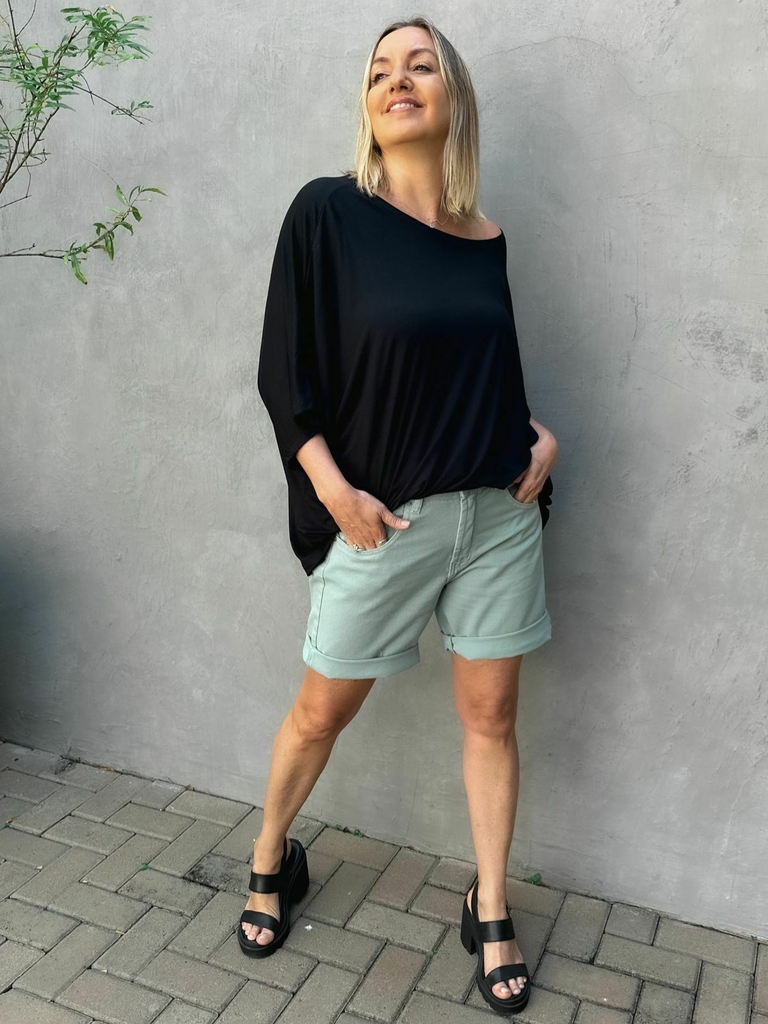 Shorts boyfriend clearance colorido